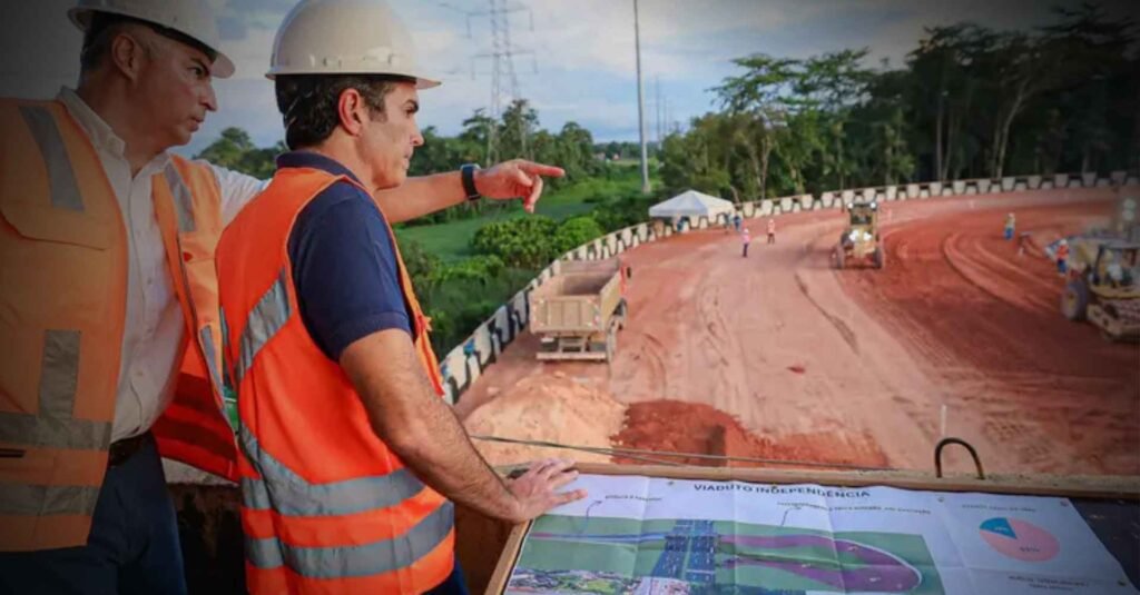 Governador Helder Barbalho visita obras que fazem parte do conjunto de intervenções urbanas para sediar a COP30