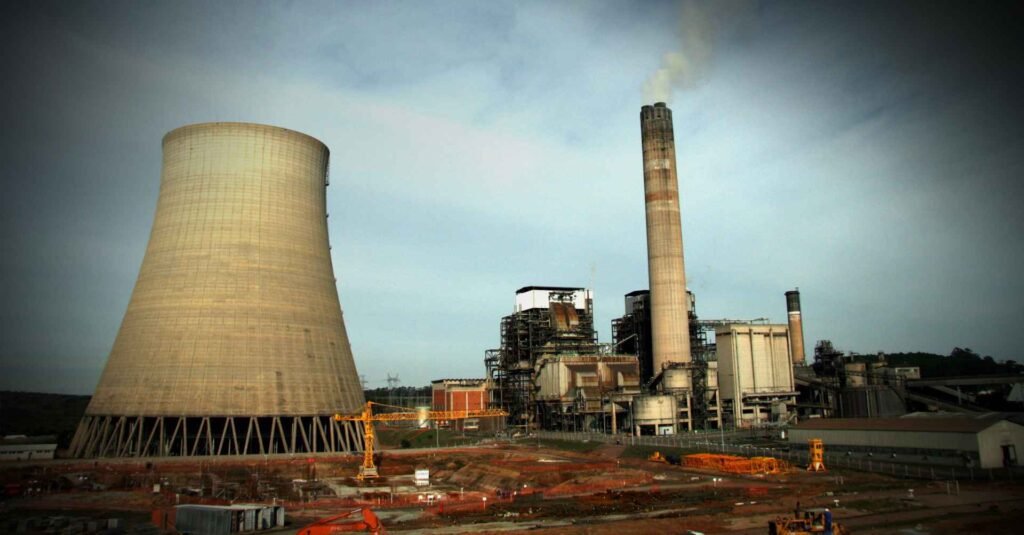 Usina de energia termelétrica Candiota III no Rio Grande do Sul