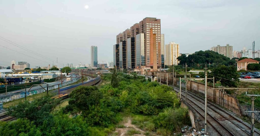 Visão geral do bairro Barra Funda, em São Paulo