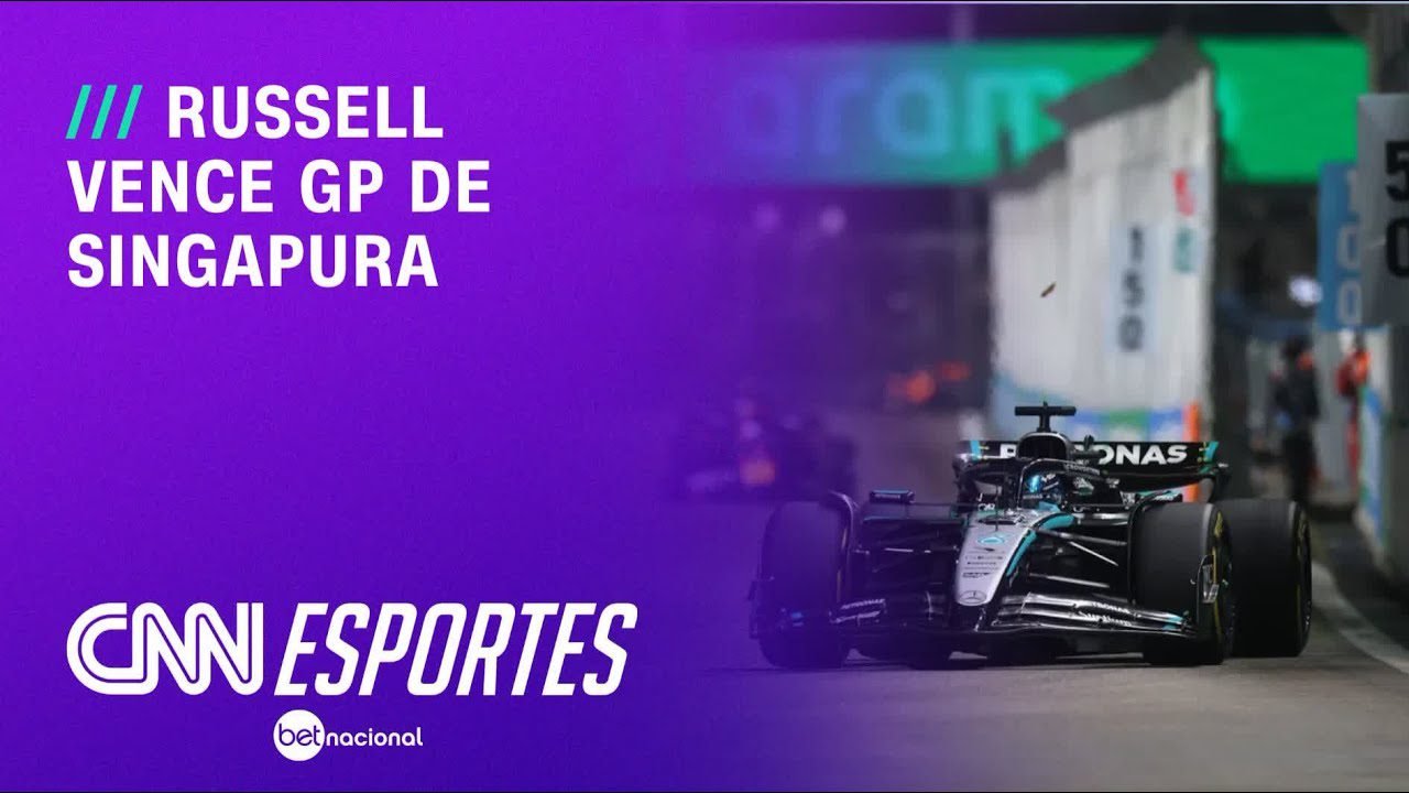 F1: Russell vence GP de Singapura e McLaren é campeã entre construtores | AGORA CNN