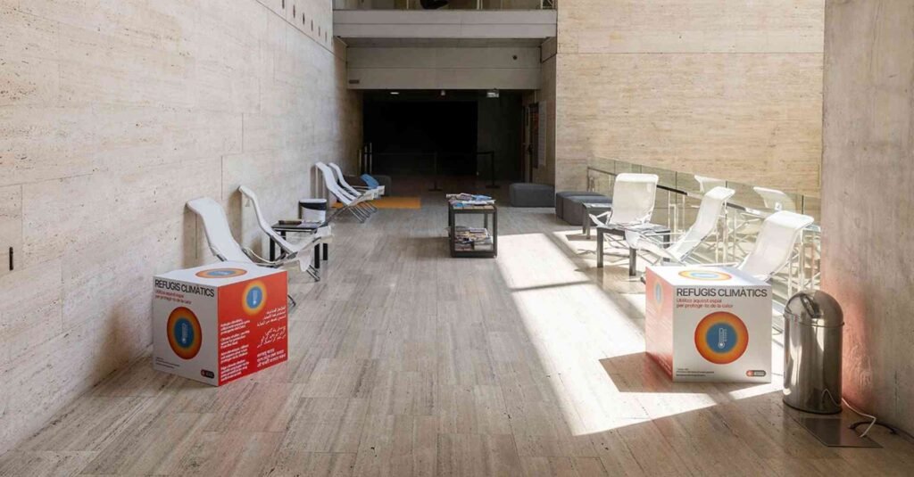 Refúgios climáticos em Barcelona