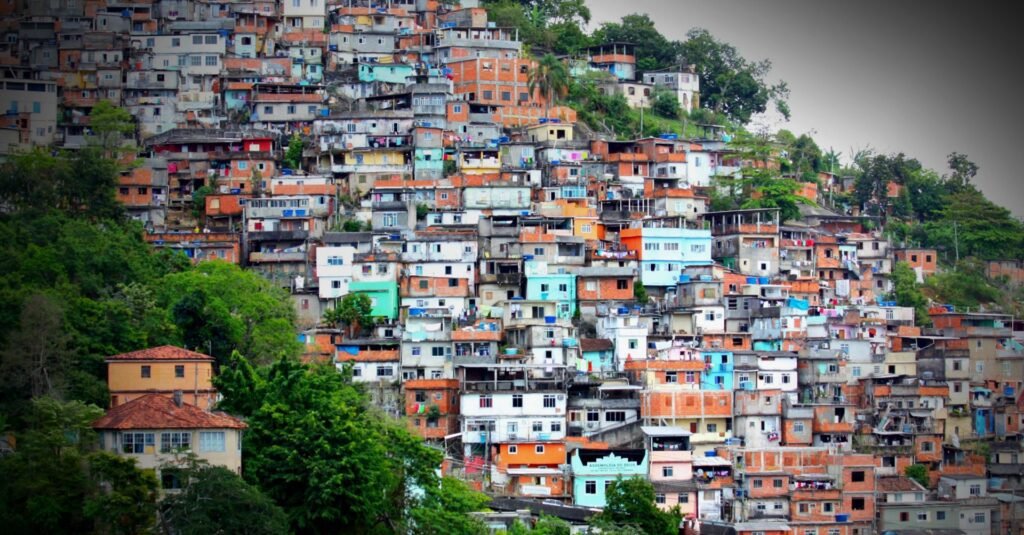 Morro dos Prazeres, localizado em Santa Teresa, no Rio de Janeiro