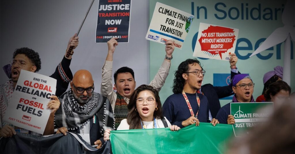 Transição justa está no topo da lista de prioridades da COP30