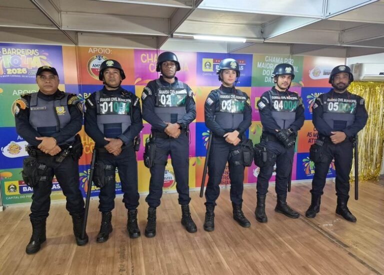Atuação da Secretaria Municipal de Segurança Cidadã e Trânsito contribui para proteção aos foliões durante o Barreiras Folia 2026