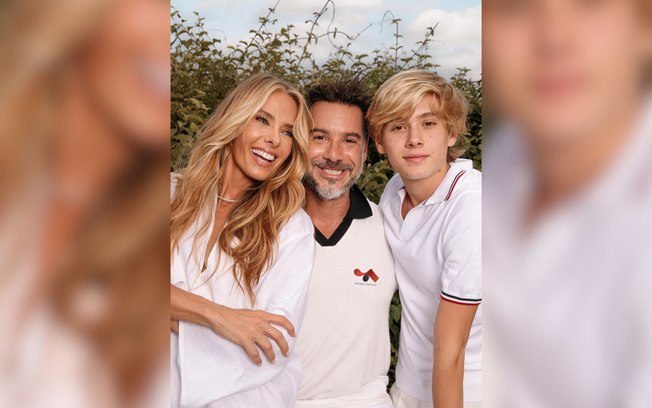 Adriane Galisteu posta fotos em família no aniversário do marido