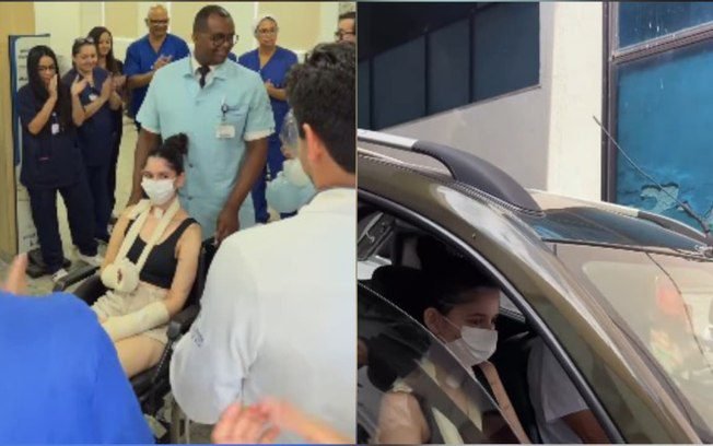 Jovem esfaqueada 15 vezes por recusar namoro recebe alta