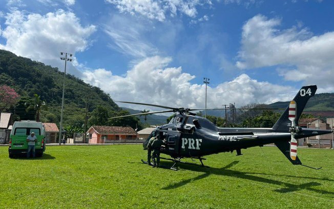 Bebê com doença no coração é socorrido por helicóptero no Paraná