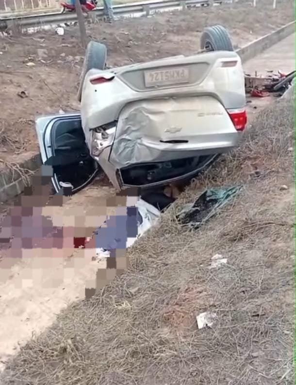 LEM: Acidente envolvendo dois veículos deixa feridos e uma mulher morta na BR 242