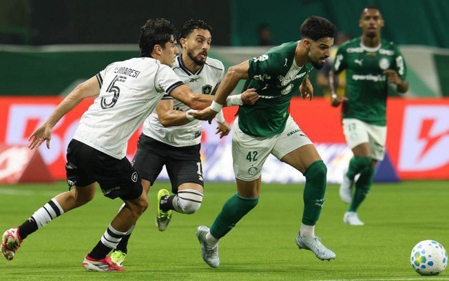 Palmeiras vence o Botafogo e esquenta a briga pela liderança