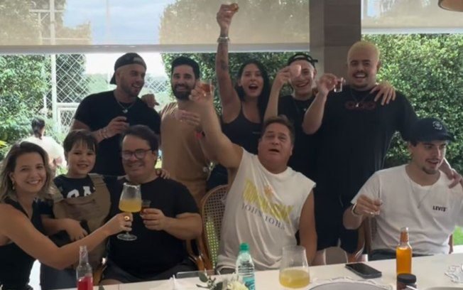 Ana Castela marca presença em almoço com família de Zé Felipe