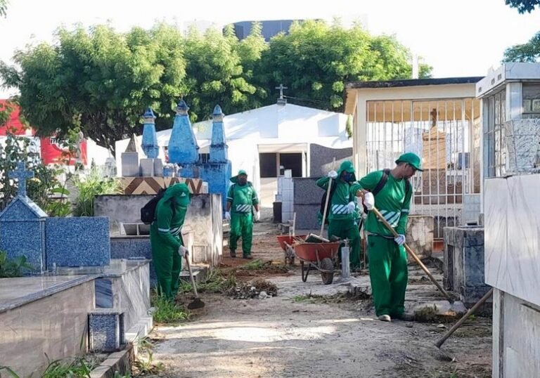 Prefeitura de Barreiras mantém ações permanentes de limpeza nos cemitérios municipais e reforça serviços para a Semana Santa