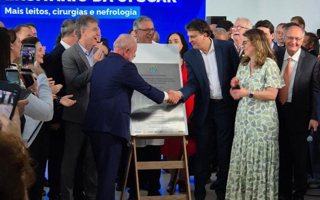HU Brasil: Lula entrega nova ala de hospital em São Carlos (SP)