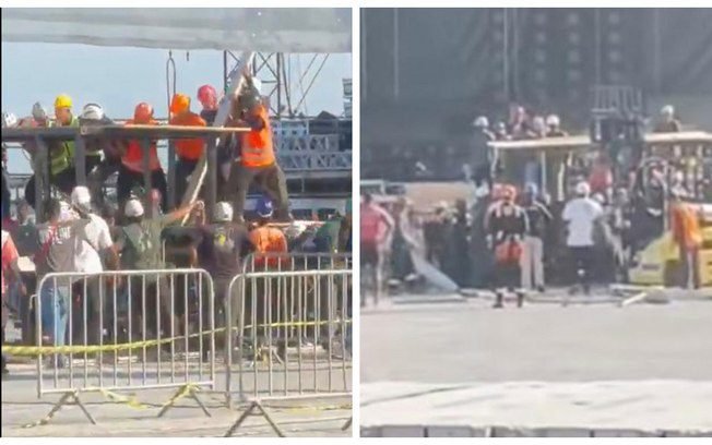 Trabalhador morre na montagem do palco do show da Shakira no Rio
