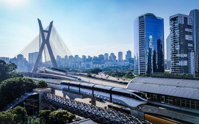 Linha 17-Ouro do metrô de SP opera de graça até setembro