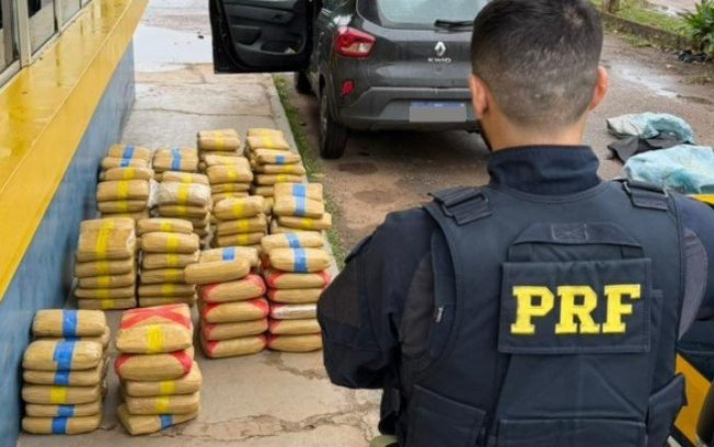 PRF apreende mais de 170 kg de skunk durante abordagem no Acre