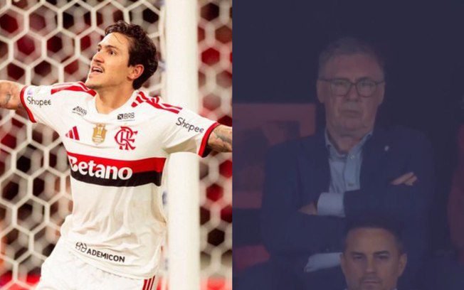 Flamengo: quem aproveitou a ida de Ancelotti ao jogo com Furacão?