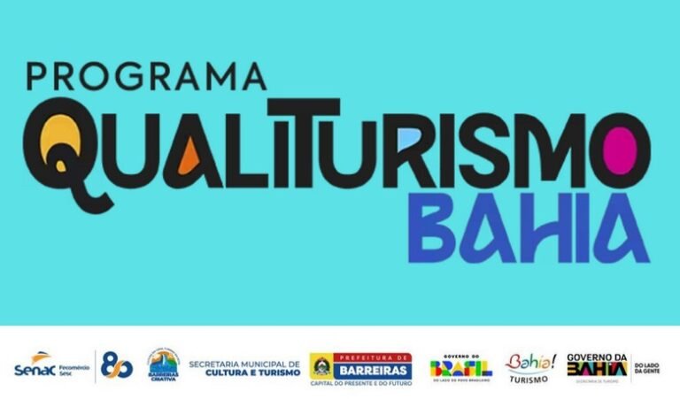 Inscrições prorrogadas: Qualiturismo Bahia amplia prazo até 8 de maio, em Barreiras