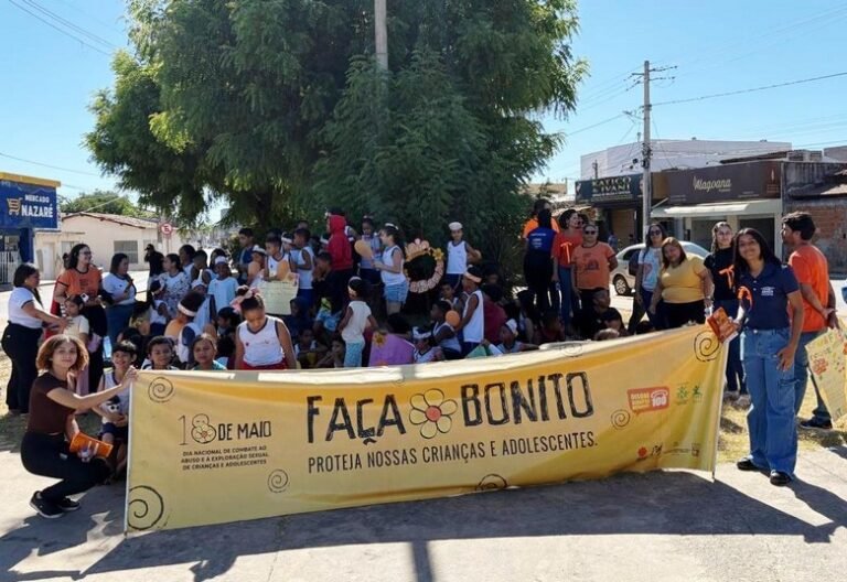 Maio Laranja mobiliza rede de proteção com blitzes educativas e caminhada de conscientização em Barreiras