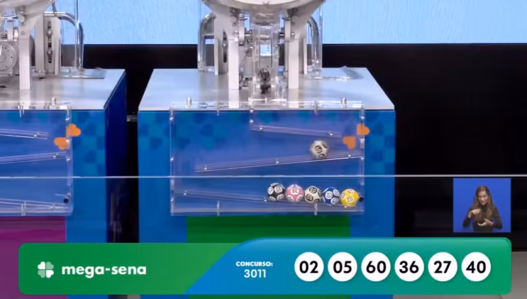 Mega-Sena, concurso 3.011: confira os números sorteados