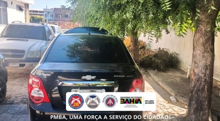 Veículo com restrição de furto/roubo é apreendido durante corrida promovida pela PM em Ibotirama