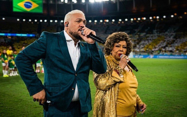 Web detona apresentação de Alcione e Belo durante Hino Nacional