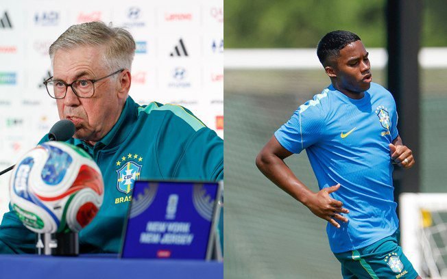 Sob pressão, Ancelotti evita explicar ausência de Endrick
