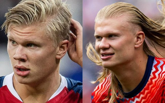 Haaland nem sempre usou cabelo longo; mudança teve motivo curioso