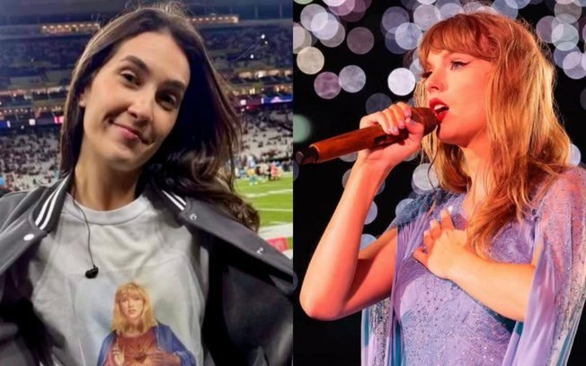 Na Copa, repórter da Globo tenta espiar casamento de Taylor Swift