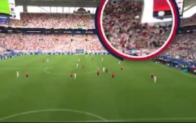 Noruega reclama toque da bola em cabo de câmera em lance de gol