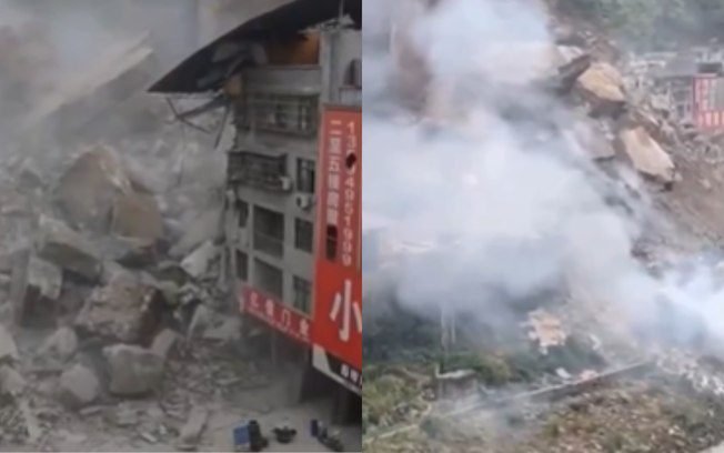 Deslizamento de terra deixa mortos e 34 desaparecidos; veja vídeo