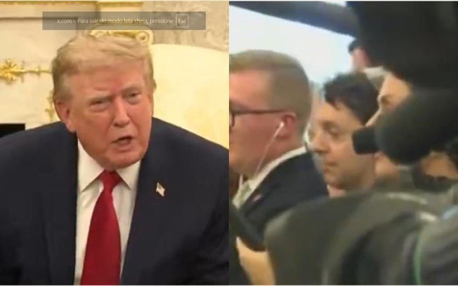 Trump manda repórter se calar após pergunta sobre Kim Jong Un