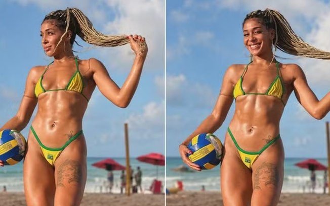 Influenciadora fitness diz que pernas de jogador atraem mais