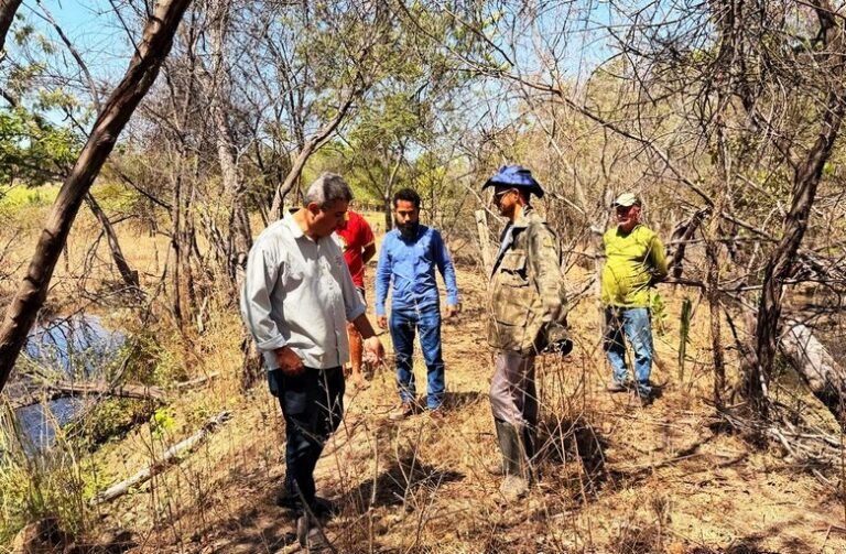 Parceria entre Secretaria de Meio Ambiente e Sustentabilidade de Barreiras e Aiba iniciou os trabalhos para recuperar dez nascentes na comunidade Baixa Fria