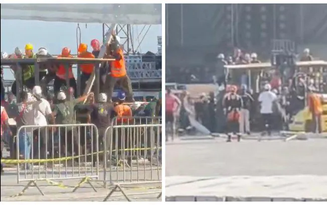 Trabalhador morre na montagem do palco do show da Shakira no Rio